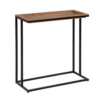 Lockridge Wood and Metal Console Table 28x13x31