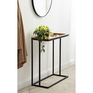 Lockridge Wood and Metal Console Table 28x13x31