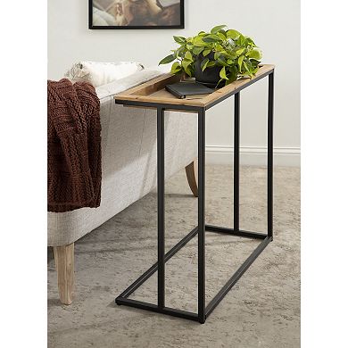 Lockridge Wood and Metal Console Table 28x13x31