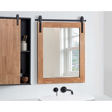 Samuels Wood Framed Wall Mirror