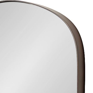 Peyson Framed Arch Mirror with Shelf