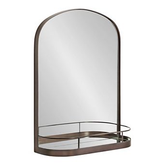 Peyson Framed Arch Mirror with Shelf