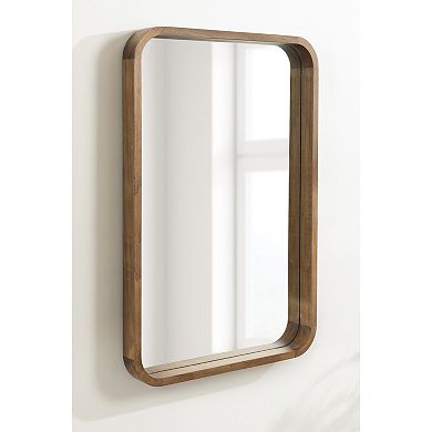 Hutton Wood Framed Rectangle Mirror