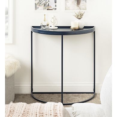 Dorrah Half-Circle Console Table 28x14x30