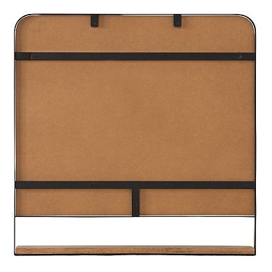 Chadwin Square Wall Mirror with Shelf