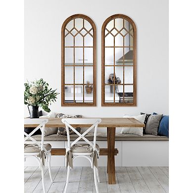 Gilcrest Windowpane Framed Mirror