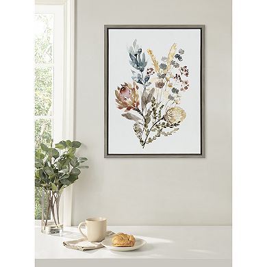 Sylvie Wildflower Bunch Framed Canvas by Sara Berrenson