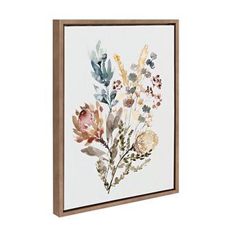 Sylvie Wildflower Bunch Framed Canvas by Sara Berrenson