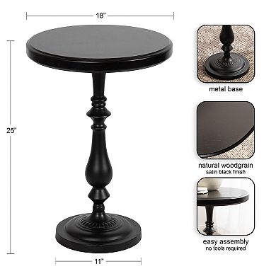 Wixley Wood and Metal Side Table