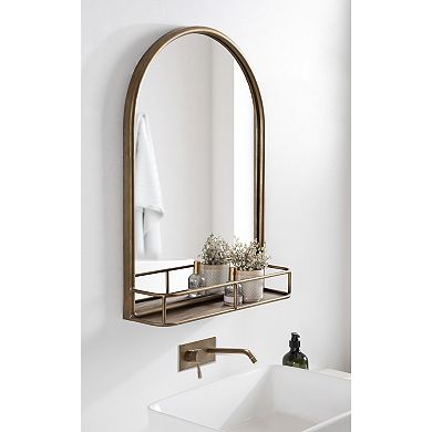 Estero Arch Wall Mirror with Shelf
