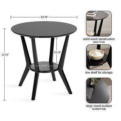 Nylah Round Side Table 24x24x24