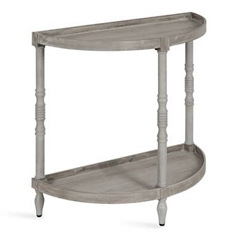 Bellport Wood Console Table with Shelf 30x14x30