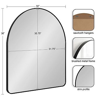 Zayda Metal Arch Mirror