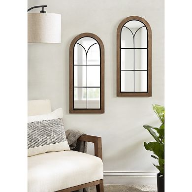 Joffrey Arch Window Framed Wall Mirror