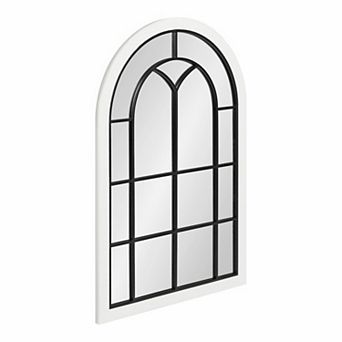 Joffrey Arch Window Framed Wall Mirror