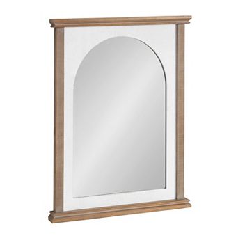 Brenna Wood Framed Arch Wall Mirror