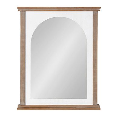 Brenna Wood Framed Arch Wall Mirror