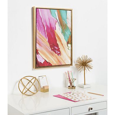 Sylvie Lush Color Acrylic Framed Canvas by Amy Peterson