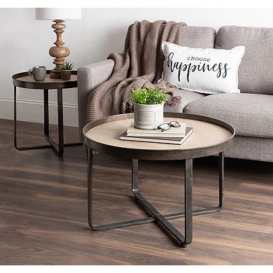Zabel Metal Coffee Table 28" Diameter