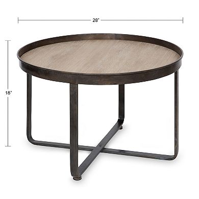Zabel Metal Coffee Table 28" Diameter