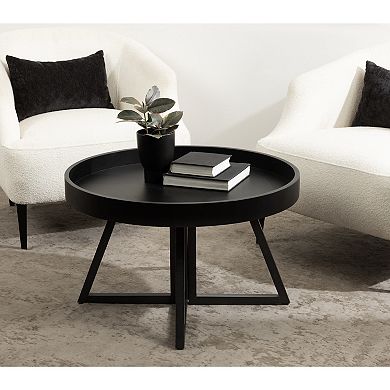 Avery Round Wood Coffee Table 30x30x18