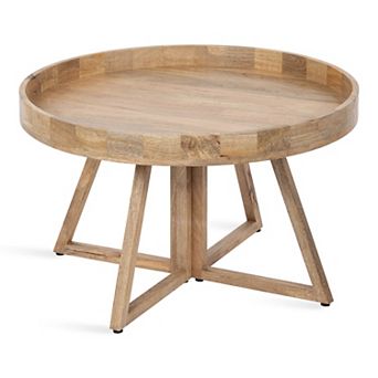 Avery Round Wood Coffee Table 30x30x18
