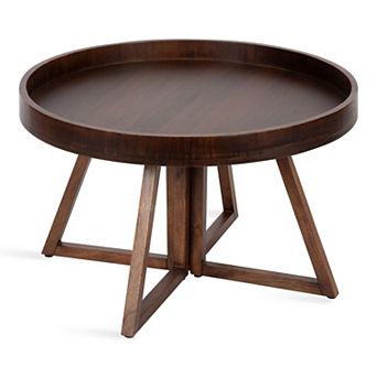 Avery Round Wood Coffee Table 30x30x18