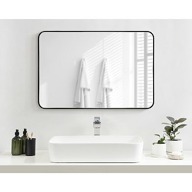 Zayda Rectangle Framed Wall Mirror