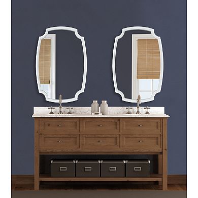 Orianne Wood Framed Wall Mirror