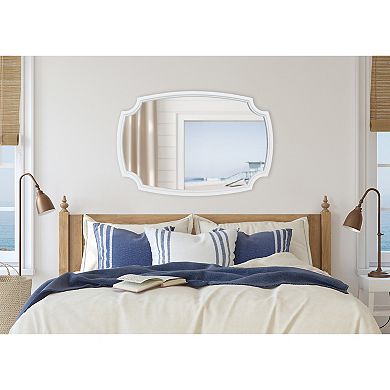 Orianne Wood Framed Wall Mirror