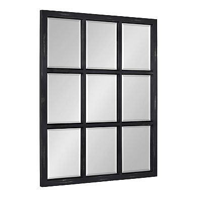 Hogan Windowpane Framed Wall Mirror