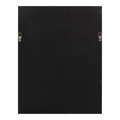 Hutton Wood Framed Wall Mirror with Shelf