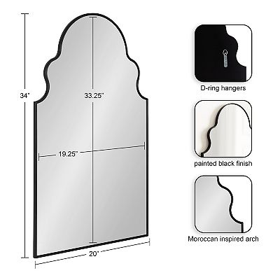 Vania Moroccan Arch Wall Mirror