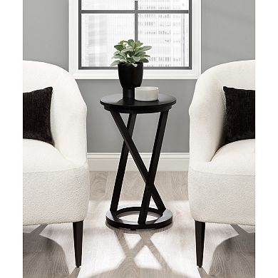 Aja Modern Wood Accent Table 15x15x23