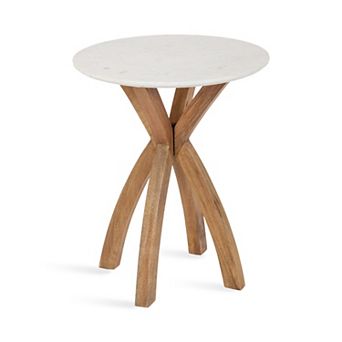 Soleyn Round Wood Side Table 20x20x24