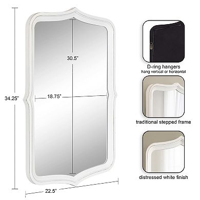 Preble Decorative Scallop Wall Mirror