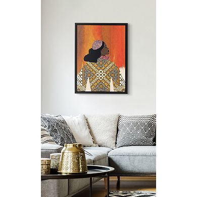 Sylvie Girlie Girl Framed Canvas by Nikki Chu