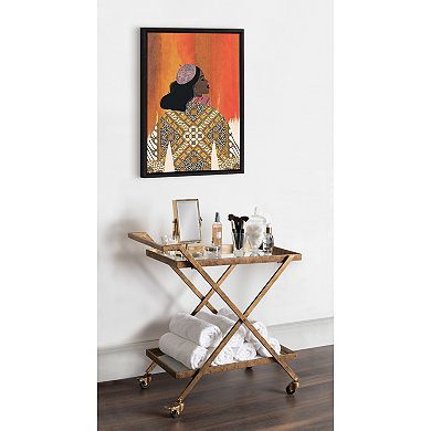 Sylvie Girlie Girl Framed Canvas by Nikki Chu