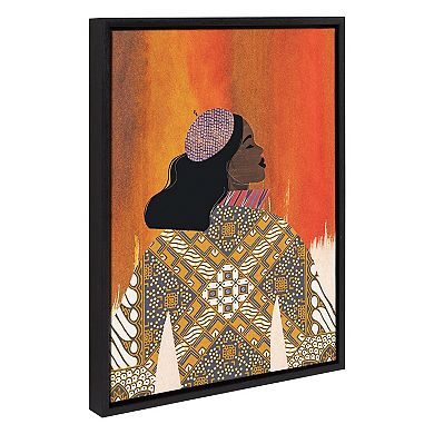 Sylvie Girlie Girl Framed Canvas by Nikki Chu