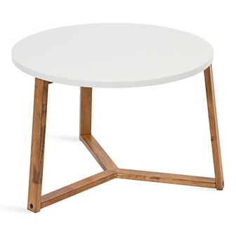 Rioux Wood Coffee Table 26x26x18