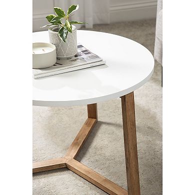 Rioux Wood Coffee Table 26x26x18