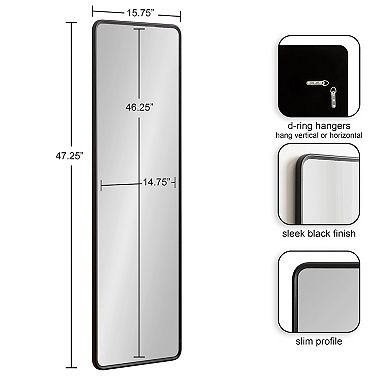 Caskill Framed Rectangle Wall Mirror