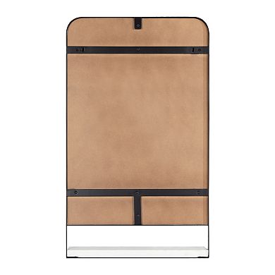 Chadwin Rectangle Wall Mirror with Shelf