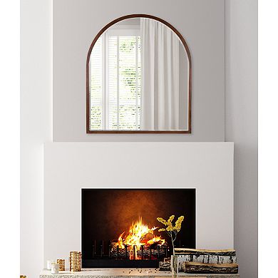 McLean Arch Wood Framed Wall Mirror