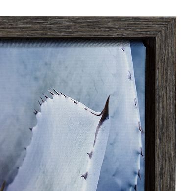 Sylvie Violet Cactus Framed Canvas by Amy Peterson