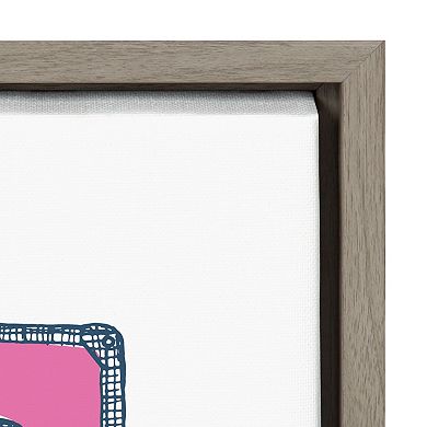 Sylvie Cassettes Framed Canvas by Statement Goods