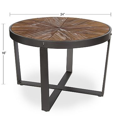 Gerhardt Round Coffee Table 24x24x15.5