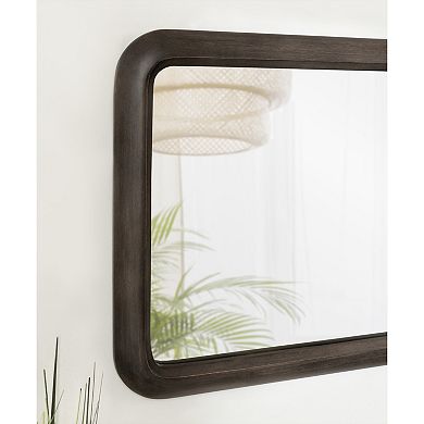Pao Framed Wood Wall Mirror