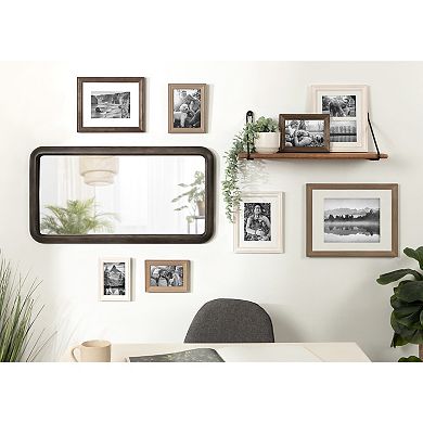 Pao Framed Wood Wall Mirror