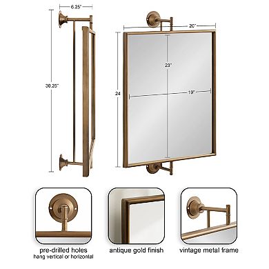 Darbridge Rectangle Pivot Mirror